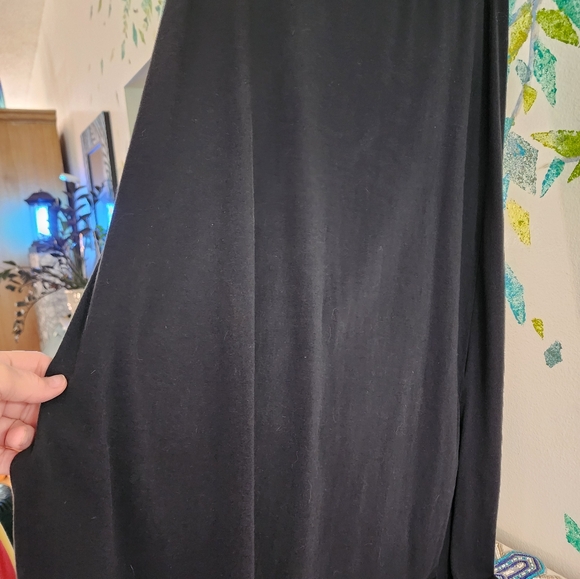 Talbots Midi/Maxi Black Cotton Stretch Skirt SP - Picture 4 of 6